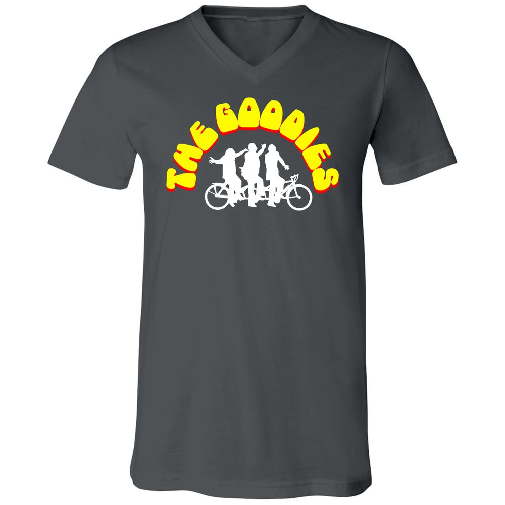 Unisex V-Neck T-Shirt - EME7BNMU - Asphalt - 12