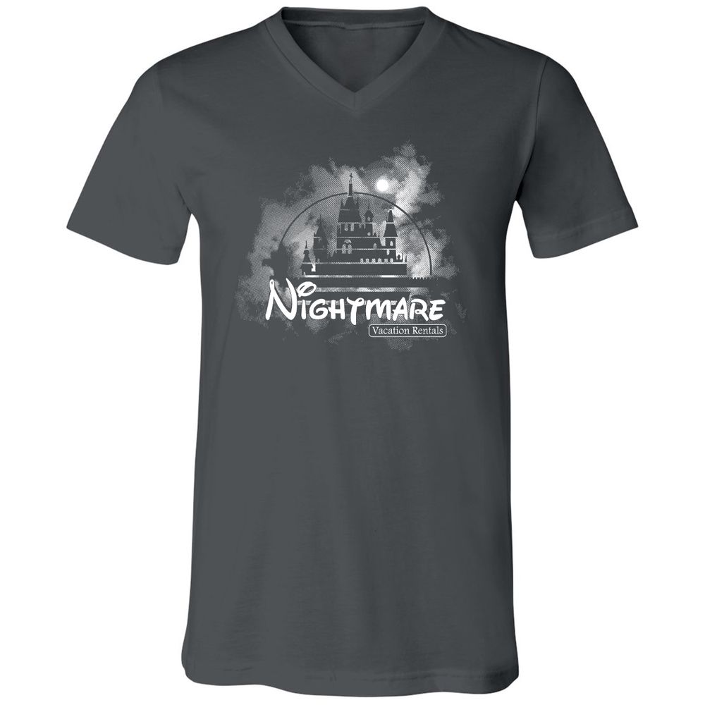 Unisex V-Neck T-Shirt - V5VL7HE7 - Asphalt - 12