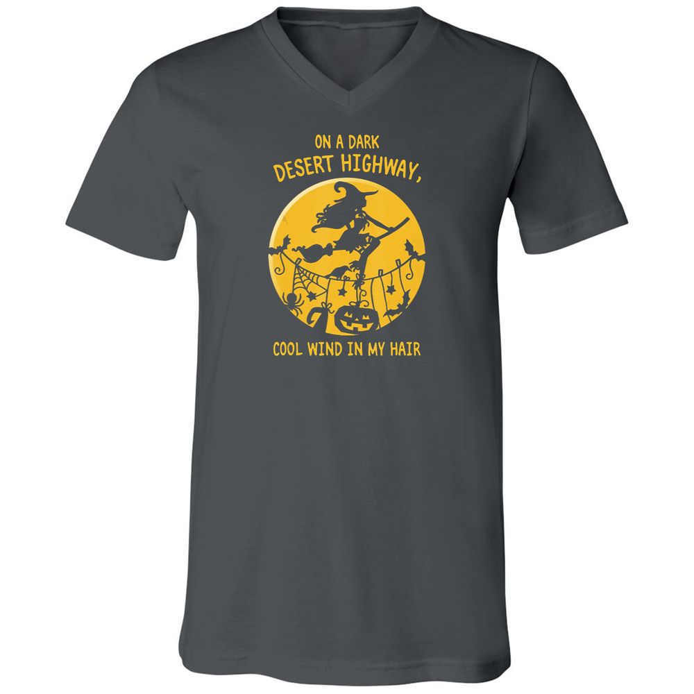 Unisex V-Neck T-Shirt - UFG38F7T - Asphalt - 12