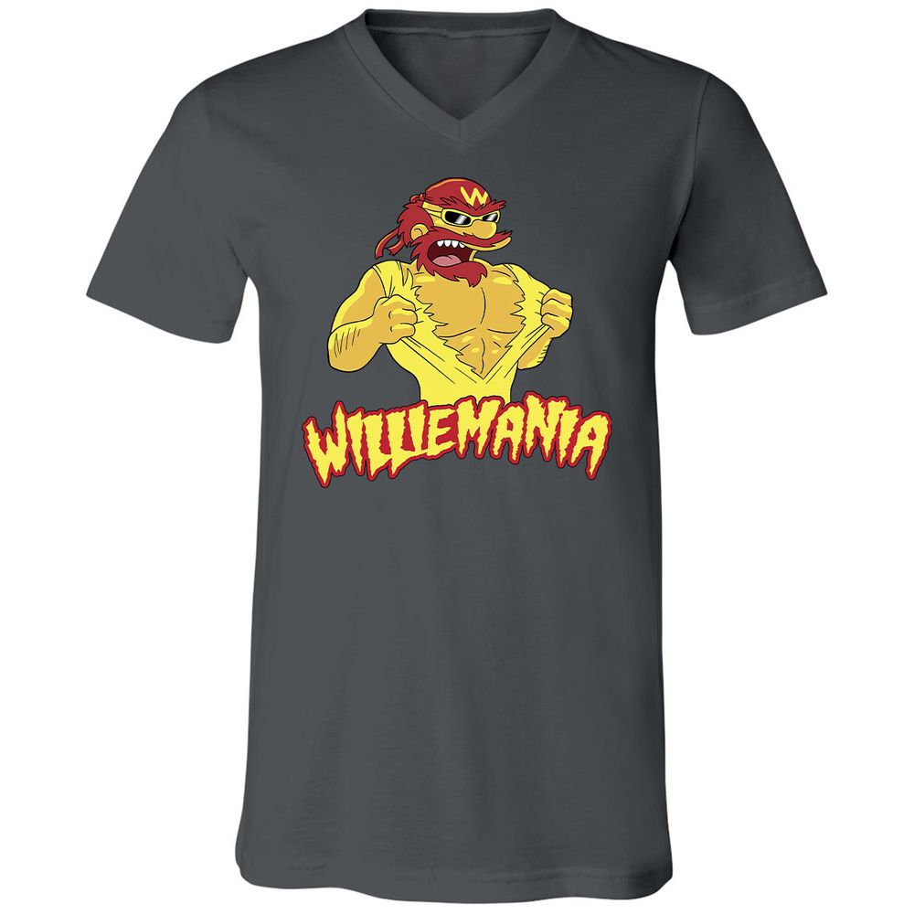 Unisex V-Neck T-Shirt - LH3NPBBJ - Asphalt - 12