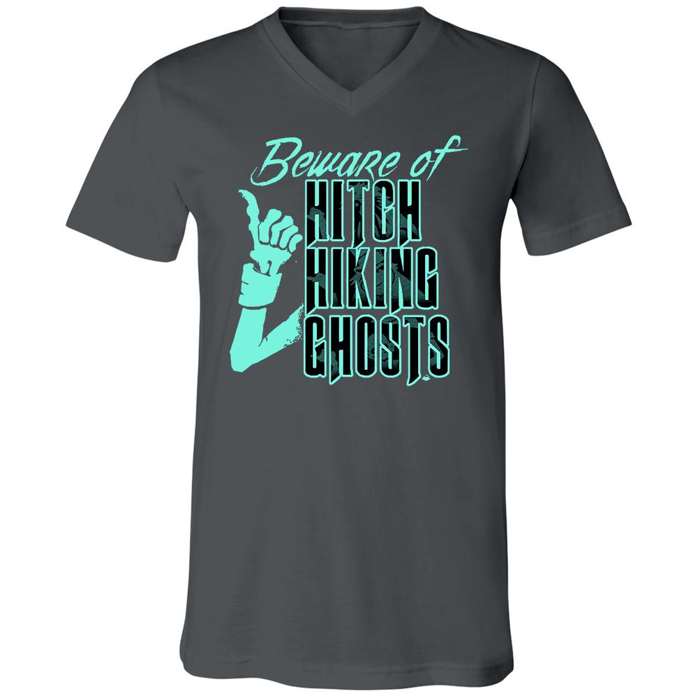 Unisex V-Neck T-Shirt - PAMSS76U - Asphalt - 12