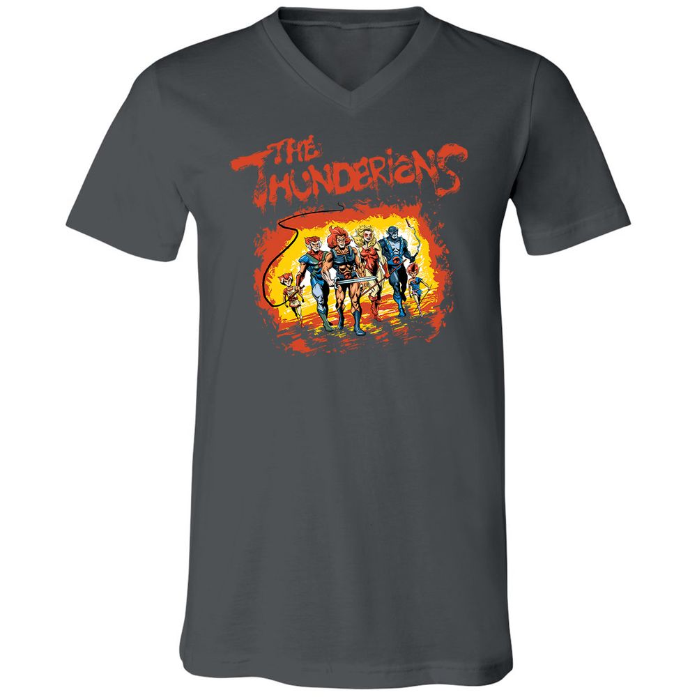 Unisex V-Neck T-Shirt - U362G1W8 - Asphalt - 12