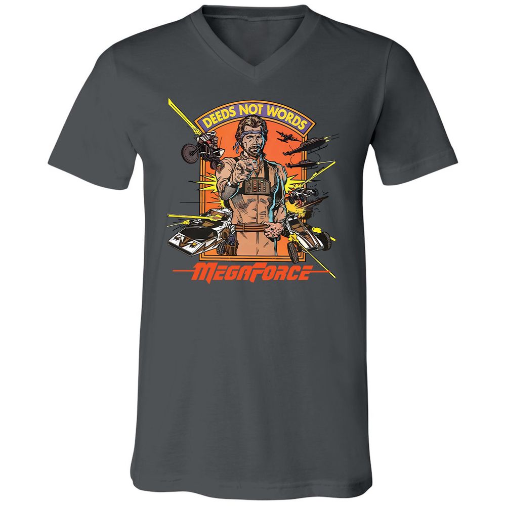 Unisex V-Neck T-Shirt - 5SYHEMW9 - Asphalt - 12