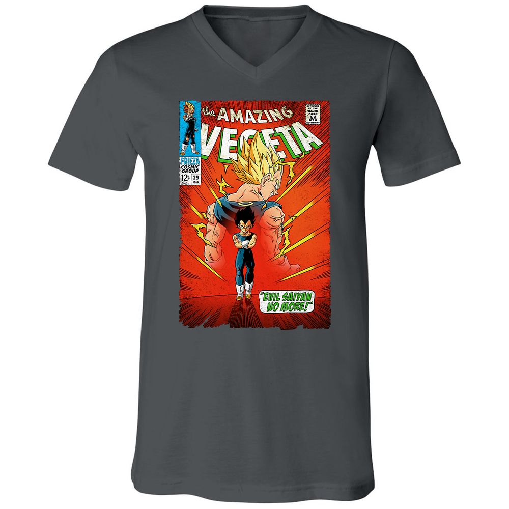 Unisex V-Neck T-Shirt - EADN7WRR - Asphalt - 12