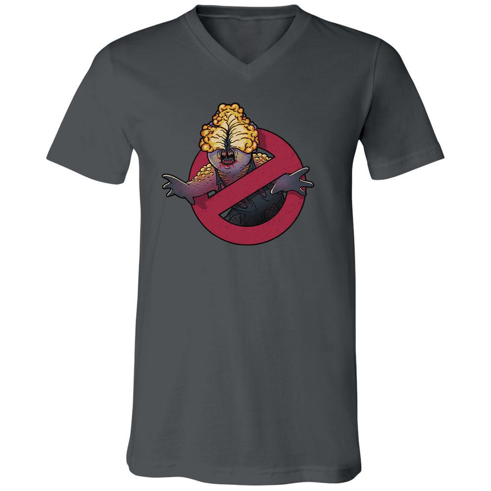 Unisex V-Neck T-Shirt - YRMTJ6NB - Asphalt - 12