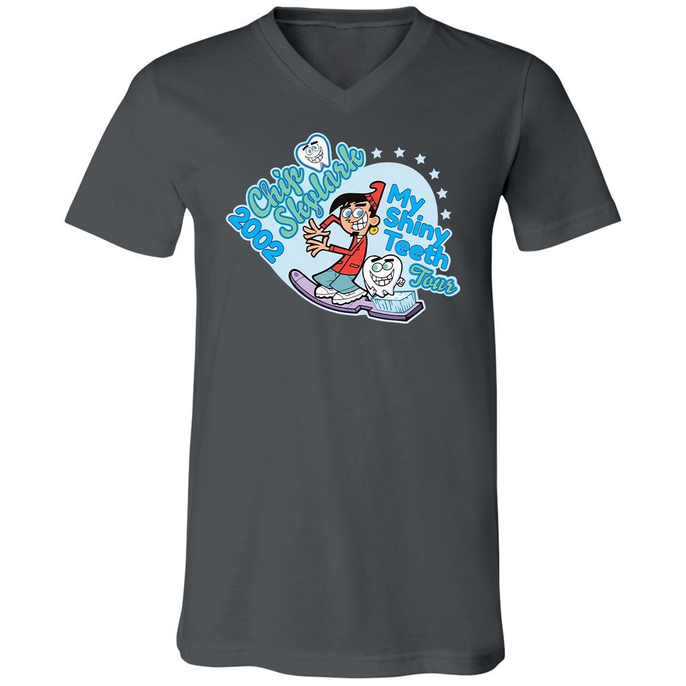 Unisex V-Neck T-Shirt - 5S9KFKLK - Asphalt - 12