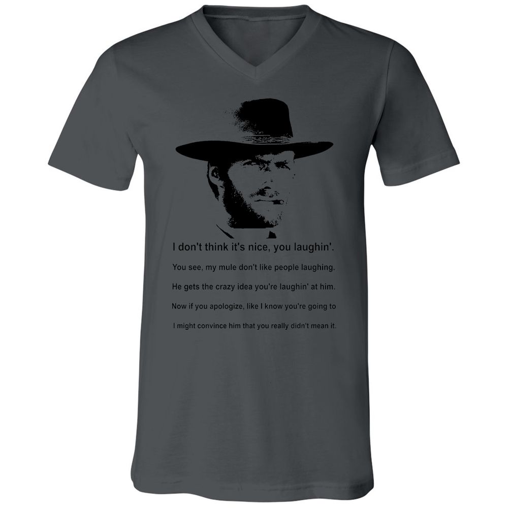 Clint Eastwood Mule Quote - Asphalt - 12