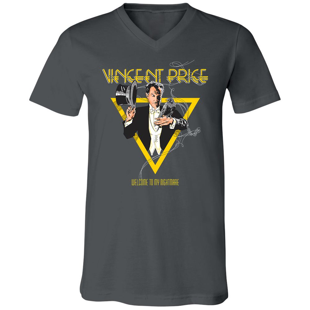 Unisex V-Neck T-Shirt - K8RSXQXG - Asphalt - 12