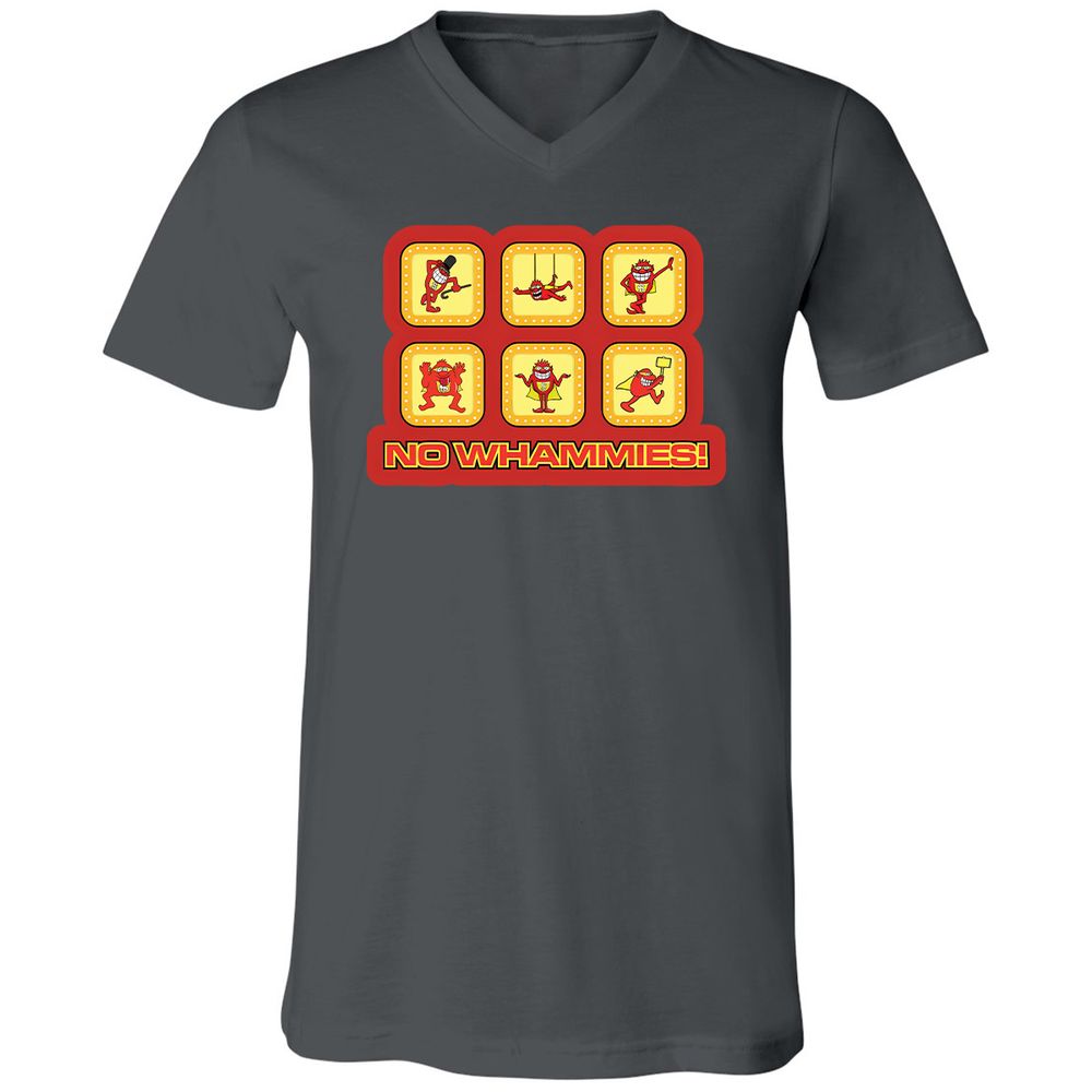 Unisex V-Neck T-Shirt - U3CUMYB6 - Asphalt - 12