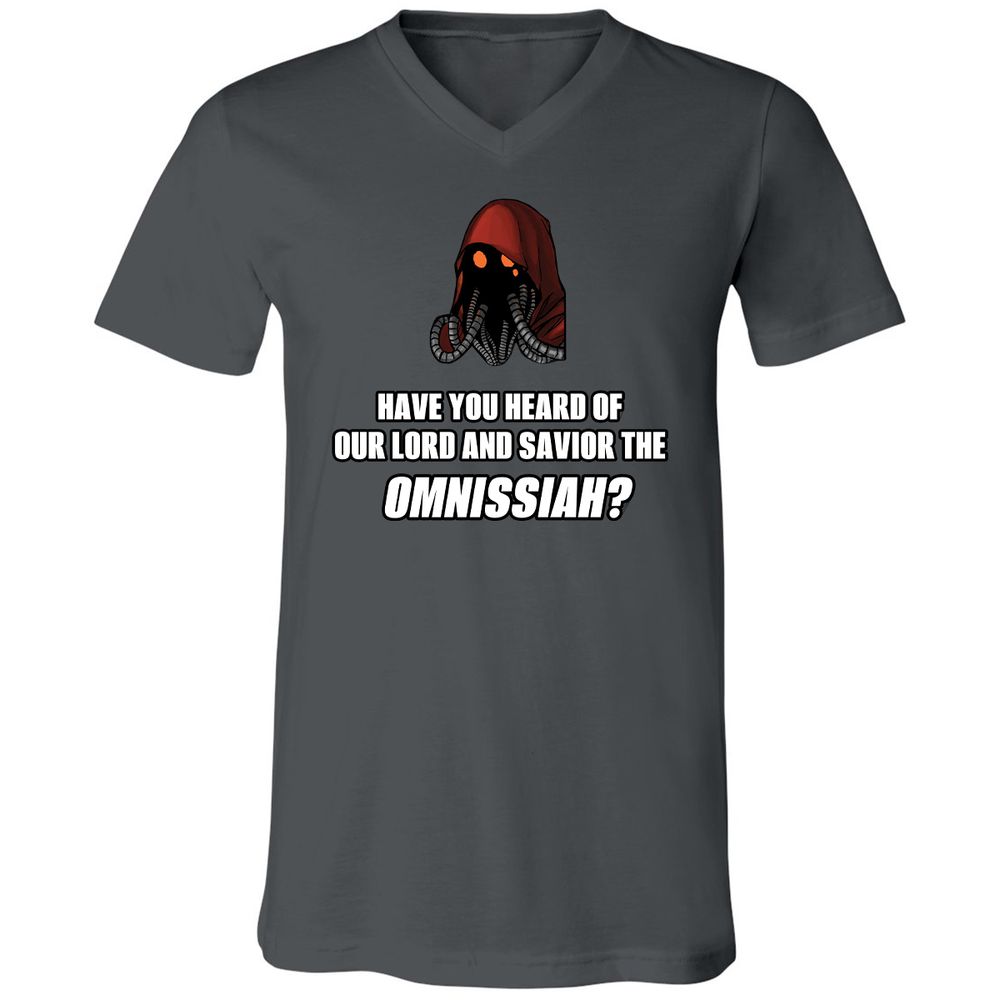 Unisex V-Neck T-Shirt - V1U93LBB - Asphalt - 12