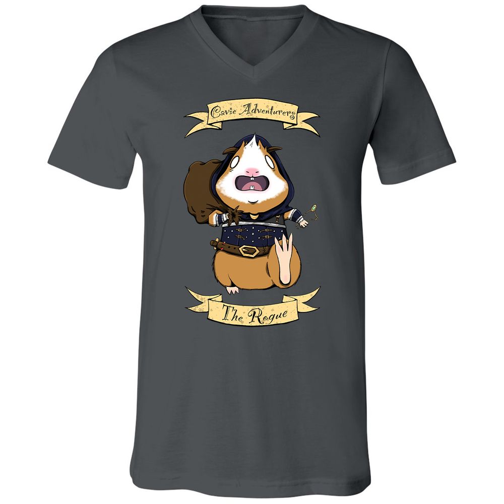 Unisex V-Neck T-Shirt - S34W3N3N - Asphalt - 12