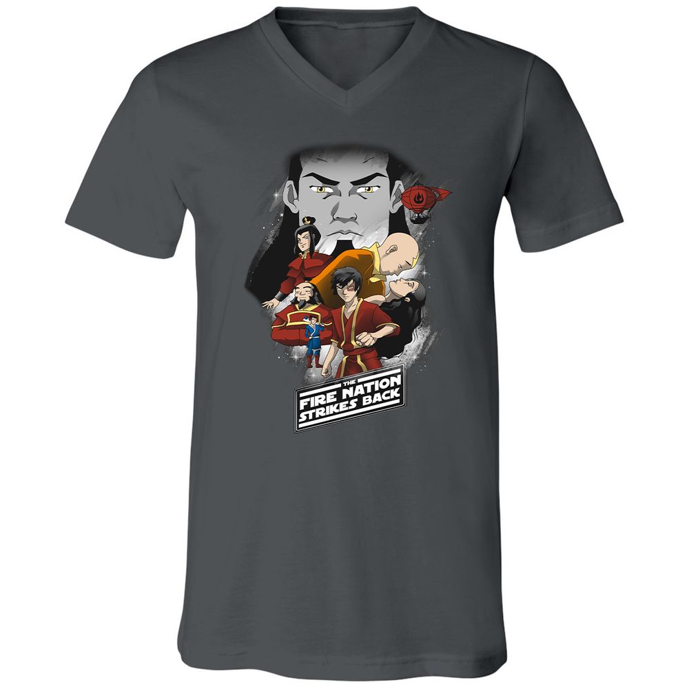 Unisex V-Neck T-Shirt - 2SYETPJV - Asphalt - 12