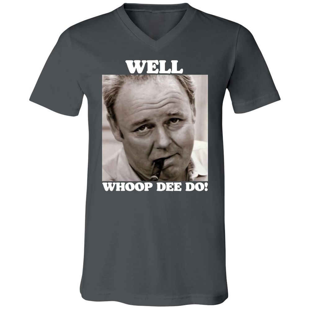 Funny 70s Tv Quote Whoop Dee Do - Asphalt - 12