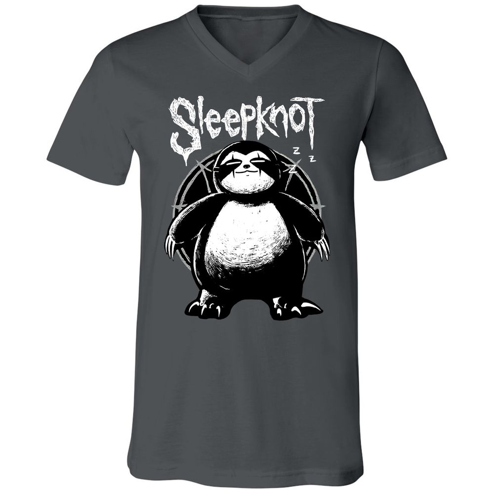 Unisex V-Neck T-Shirt - 6S35ZWNN - Asphalt - 12