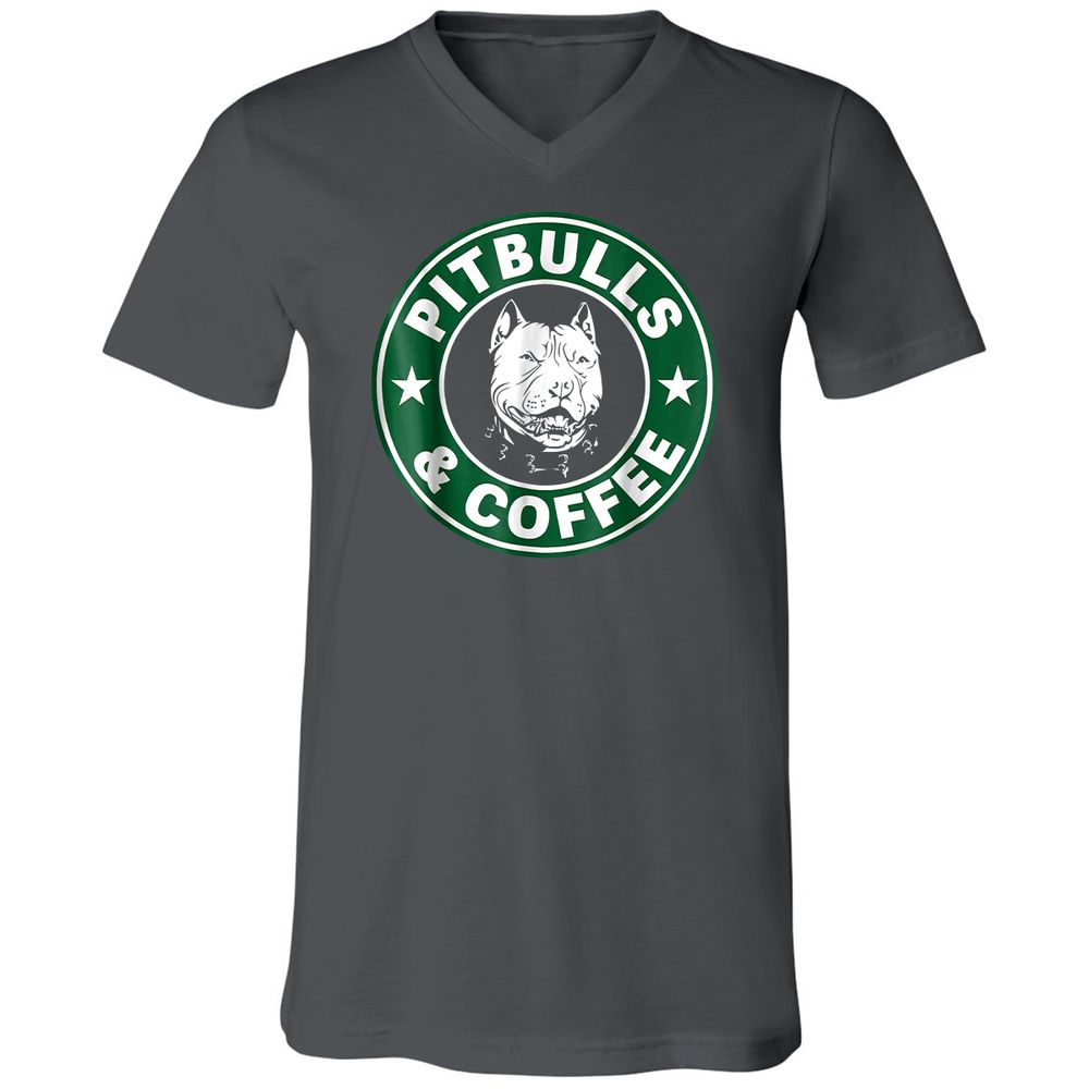 Unisex V-Neck T-Shirt - 1EYWJ7N8 - Asphalt - 12