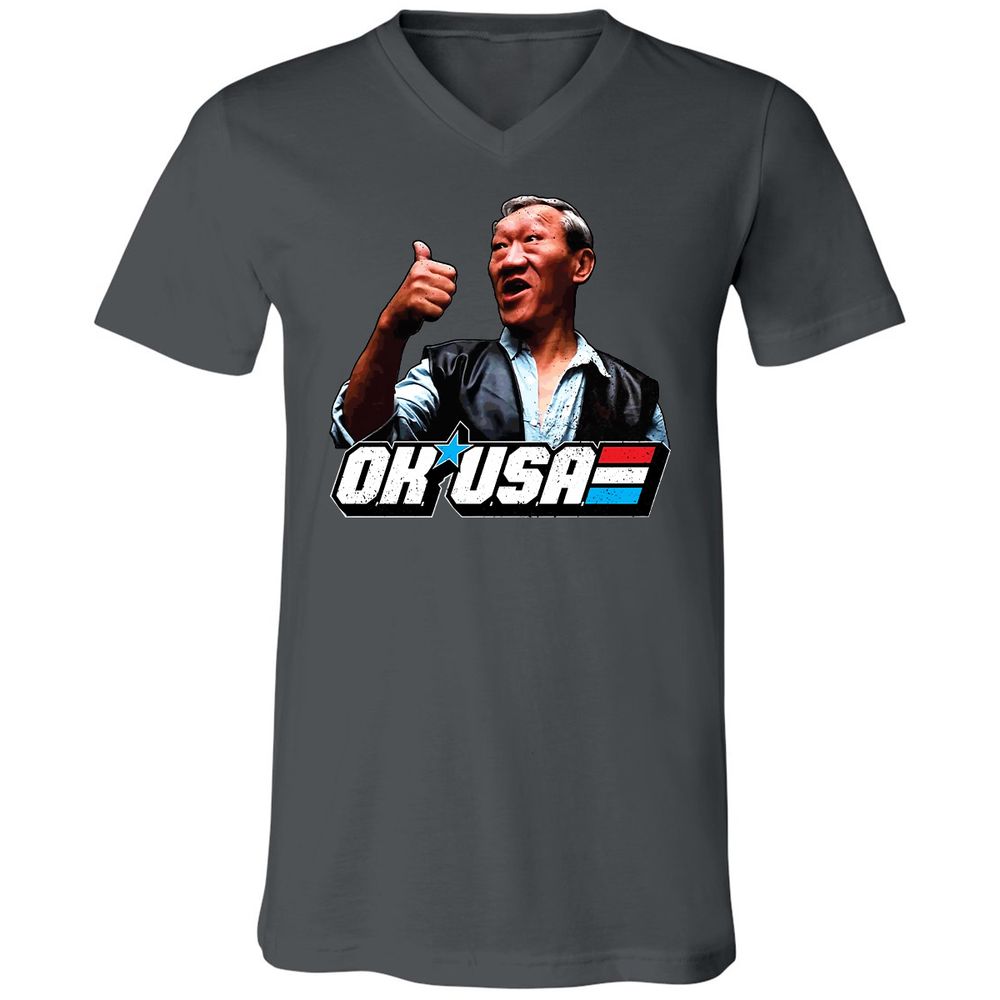 Unisex V-Neck T-Shirt - T631UCHG - Asphalt - 12