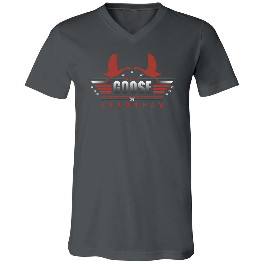 Unisex V-Neck T-Shirt - P6P64REX - Asphalt - 12