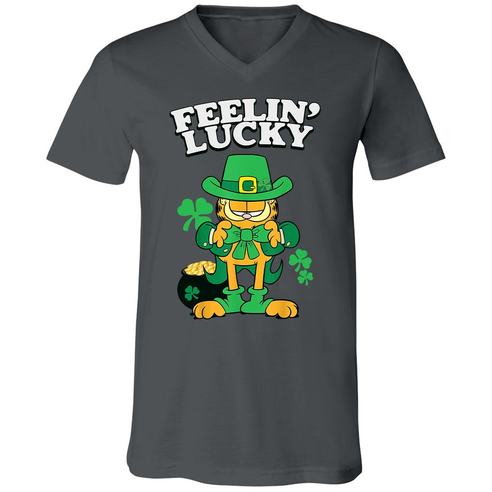 Unisex V-Neck T-Shirt - J1CLFBJ3 - Asphalt - 12