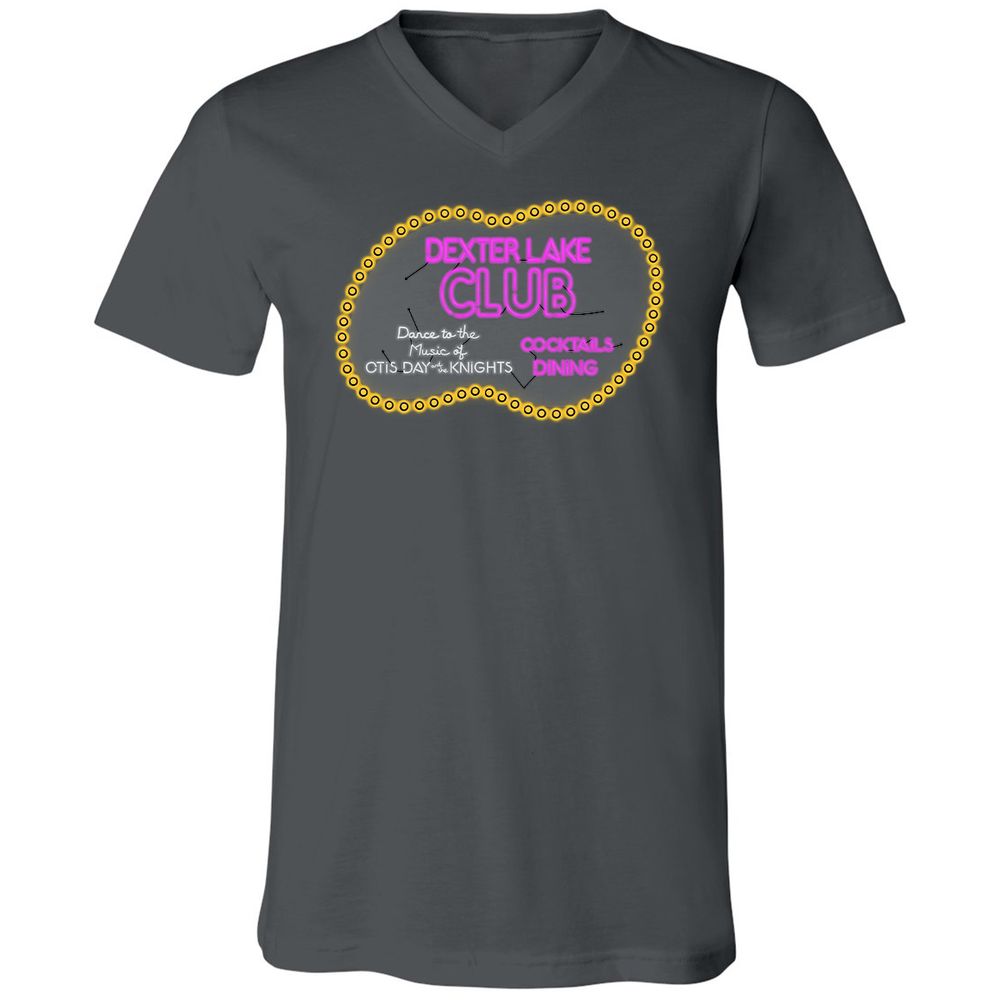 Unisex V-Neck T-Shirt - 7A43X13W - Asphalt - 12