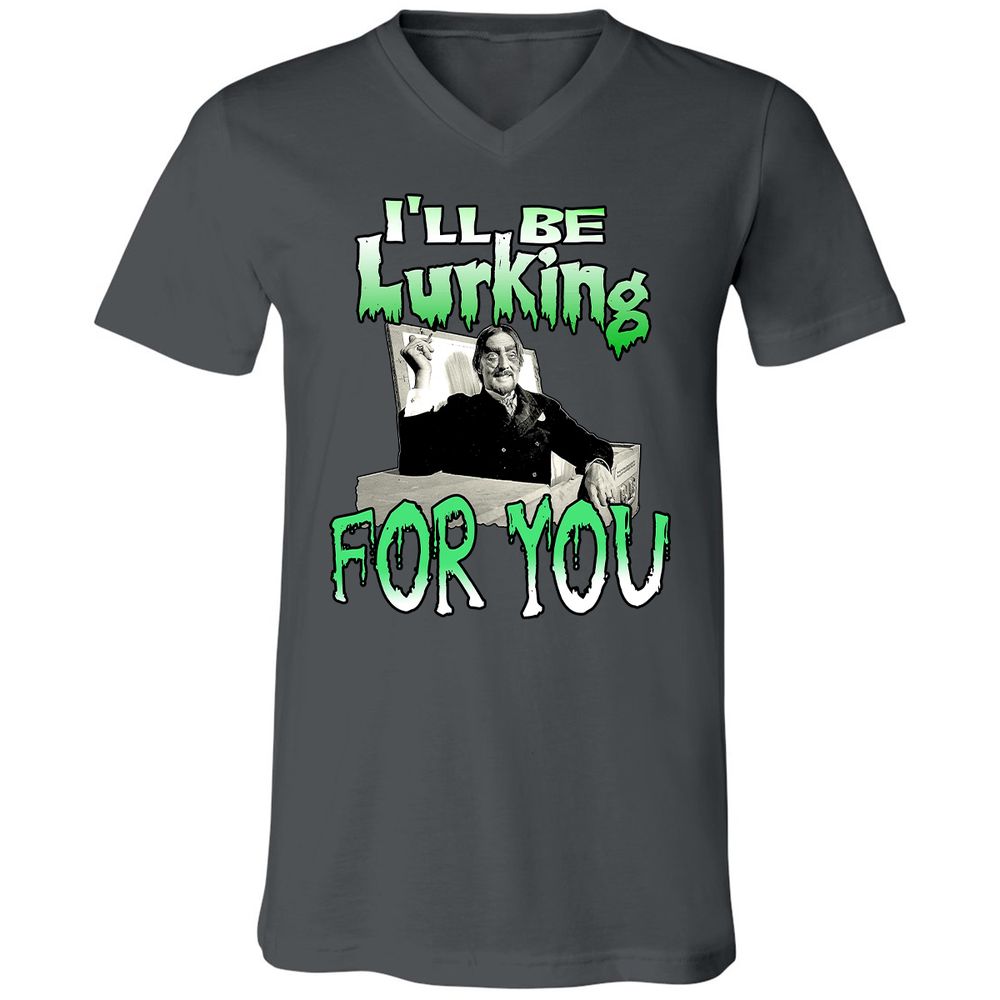 Unisex V-Neck T-Shirt - HTW4R57V - Asphalt - 12