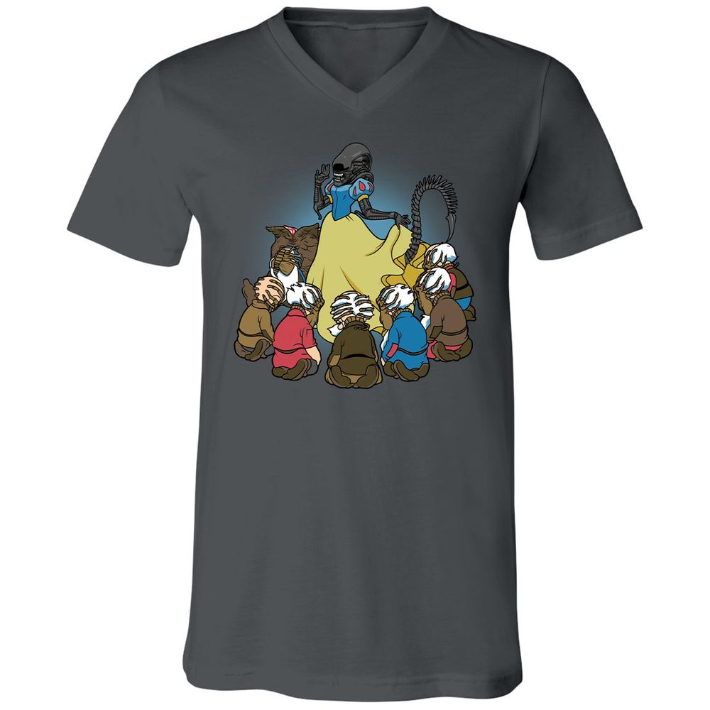 Unisex V-Neck T-Shirt - CFNFC2KX - Asphalt - 12