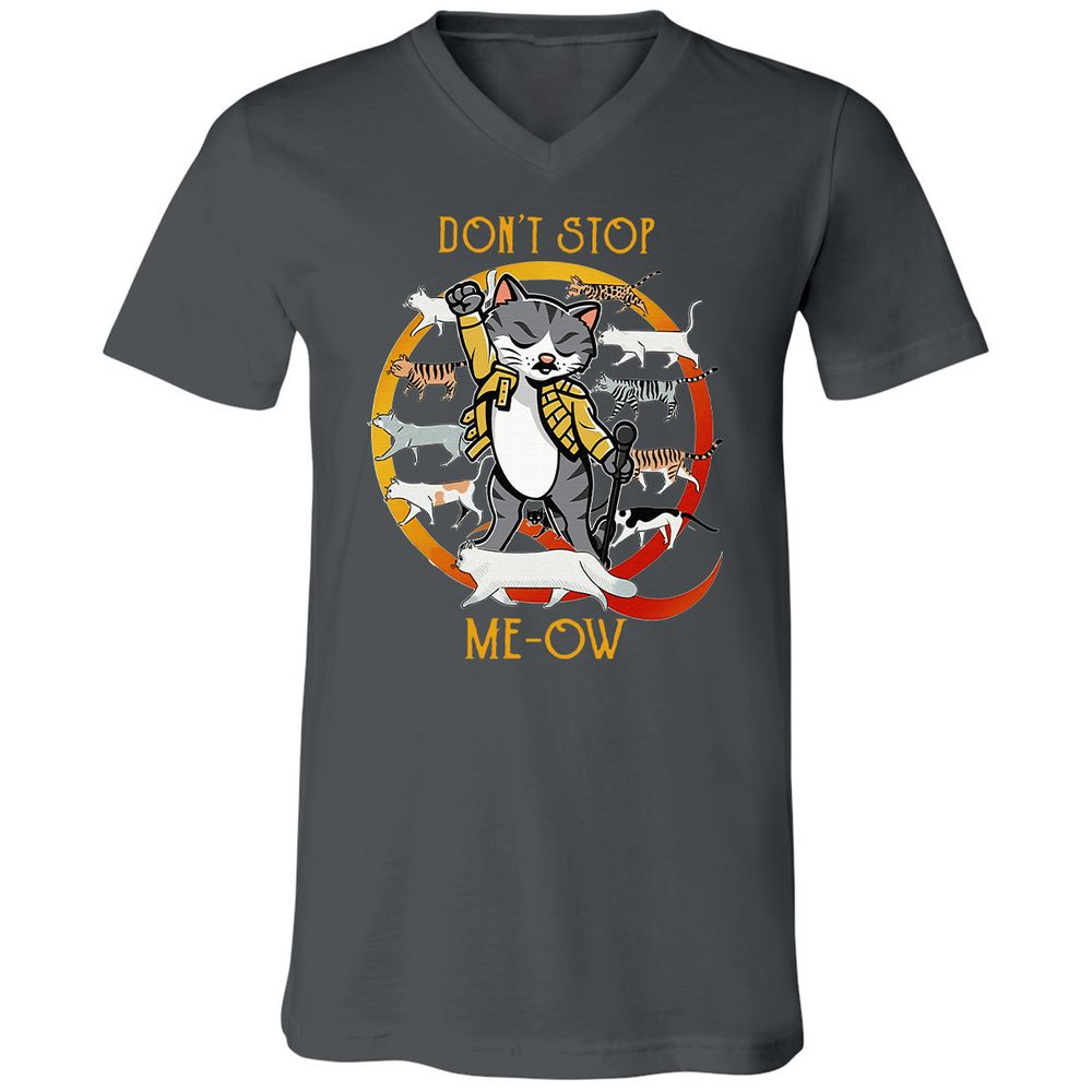 Unisex V-Neck T-Shirt - D9F2W2D2 - Asphalt - 12