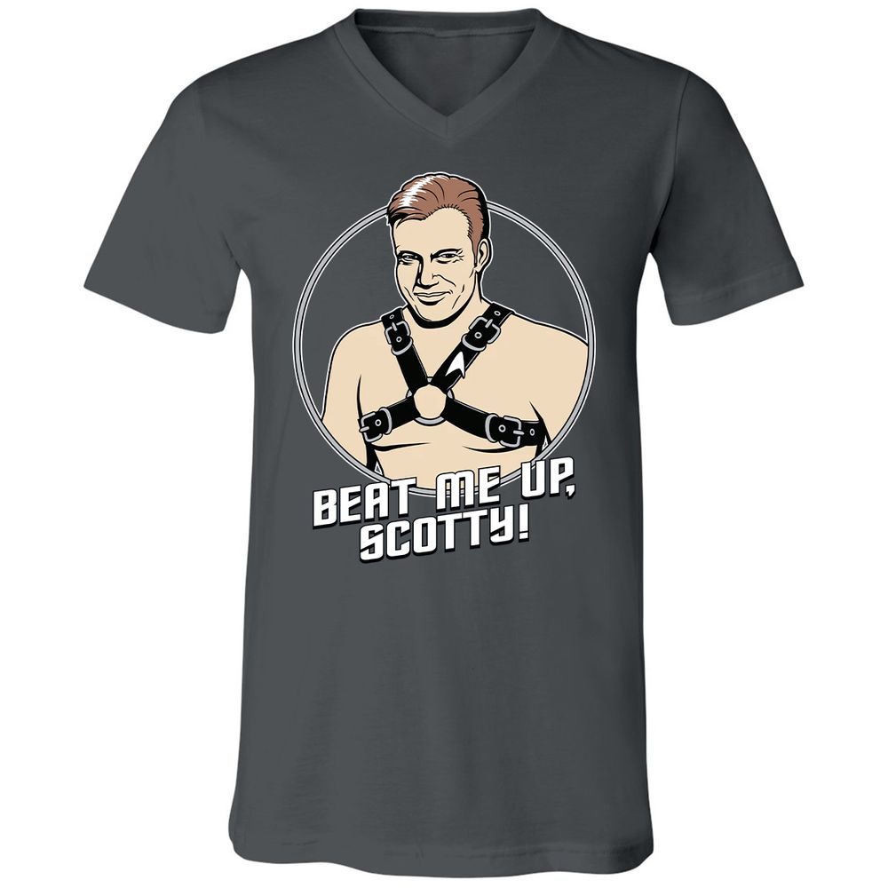 Unisex V-Neck T-Shirt - HBNGHY1G - Asphalt - 12