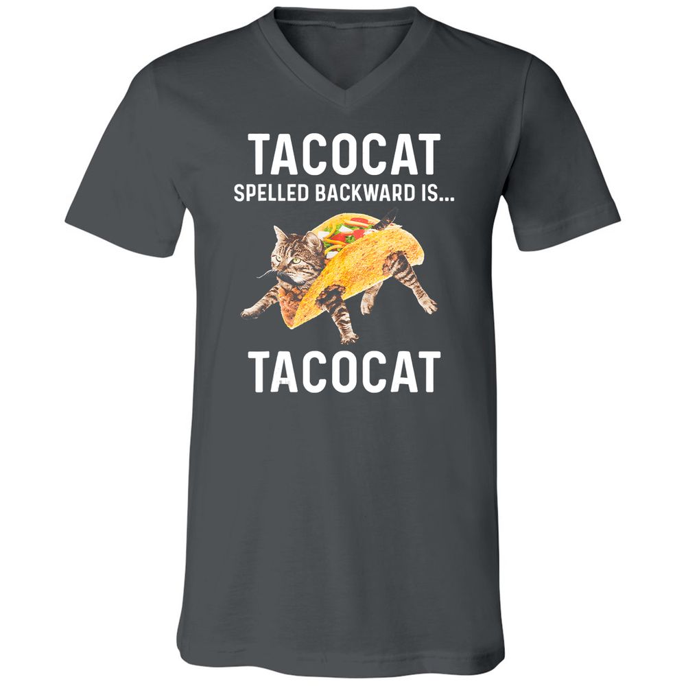 Unisex V-Neck T-Shirt - A3UZUB96 - Asphalt - 12