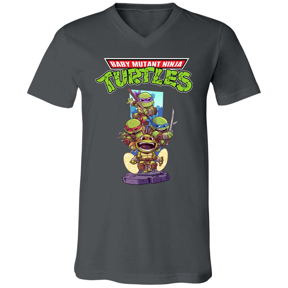 Unisex V-Neck T-Shirt - DSPKUE32 - Asphalt - 12