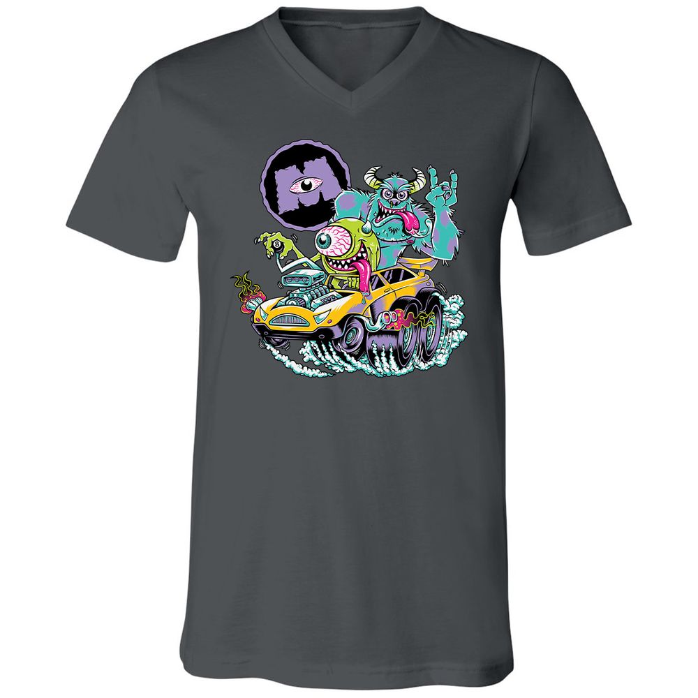 Unisex V-Neck T-Shirt - 3Q33CLQ4 - Asphalt - 12