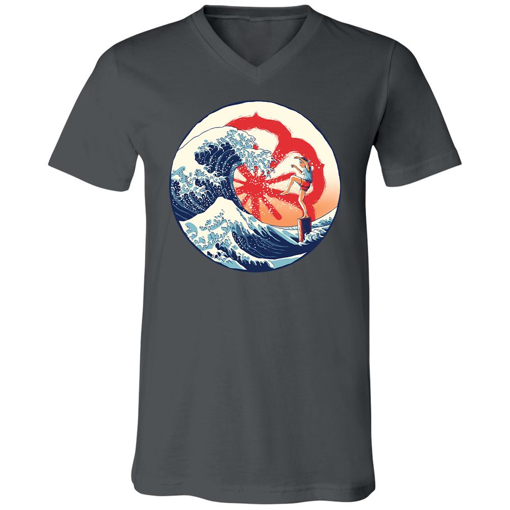 Unisex V-Neck T-Shirt - PVS1CKSG - Asphalt - 12