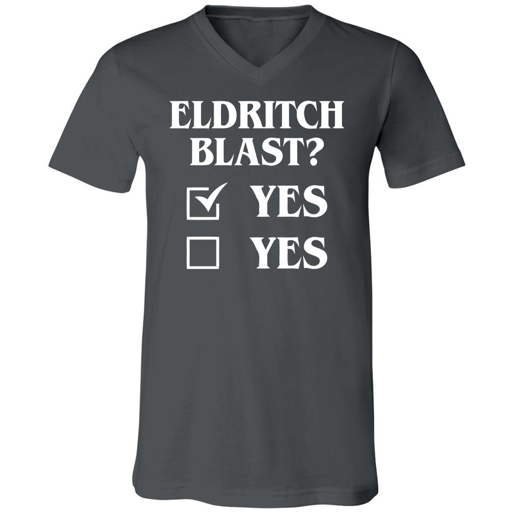 Unisex V-Neck T-Shirt - ARAFVXQN - Asphalt - 12