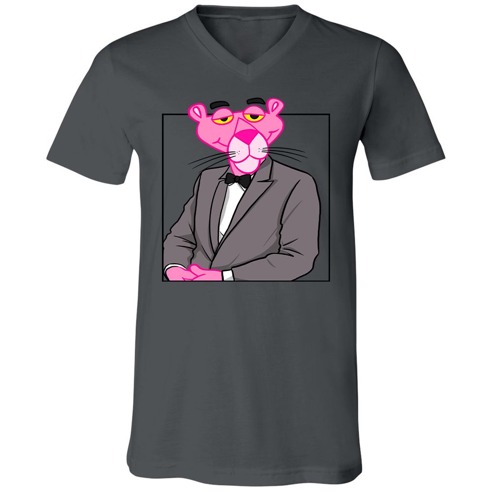 Unisex V-Neck T-Shirt - X4J3432J - Asphalt - 12