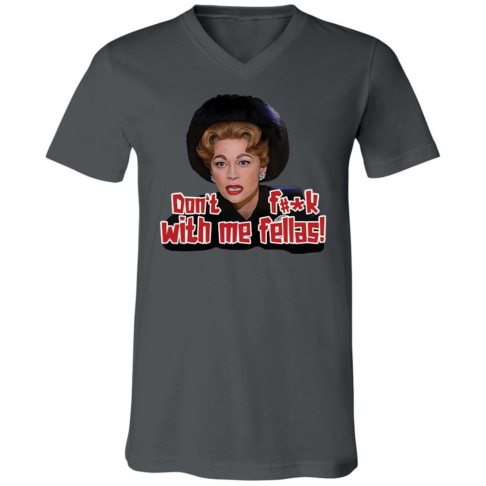 Unisex V-Neck T-Shirt - LSMPKTT8 - Asphalt - 12