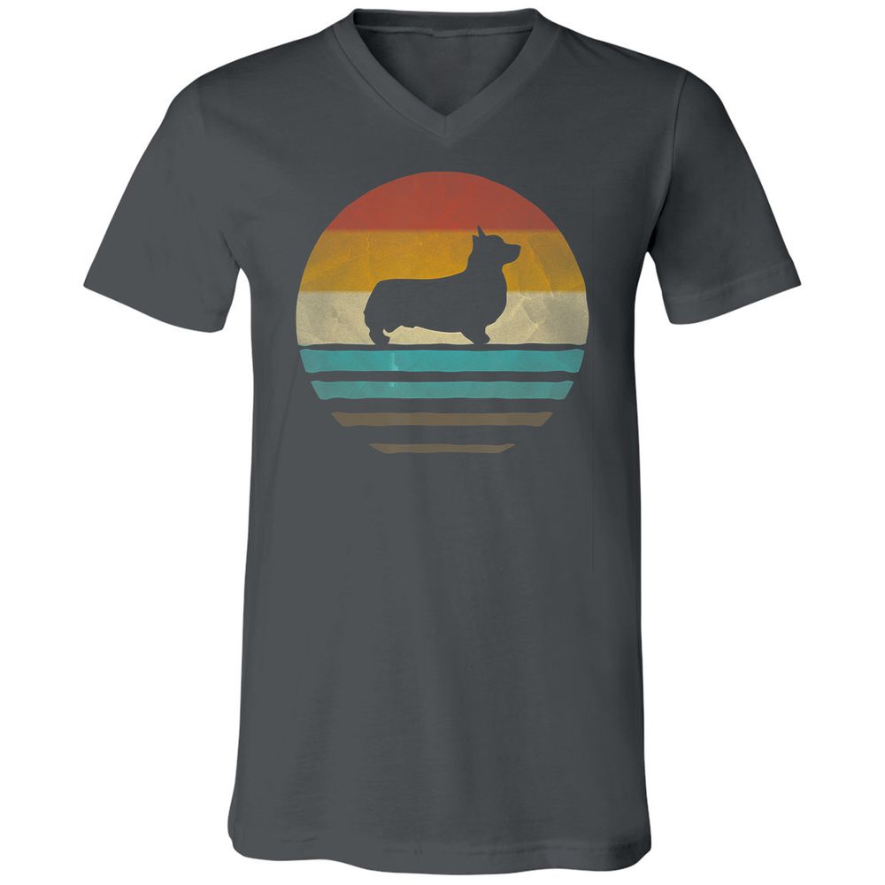 Unisex V-Neck T-Shirt - SUWBVP15 - Asphalt - 12