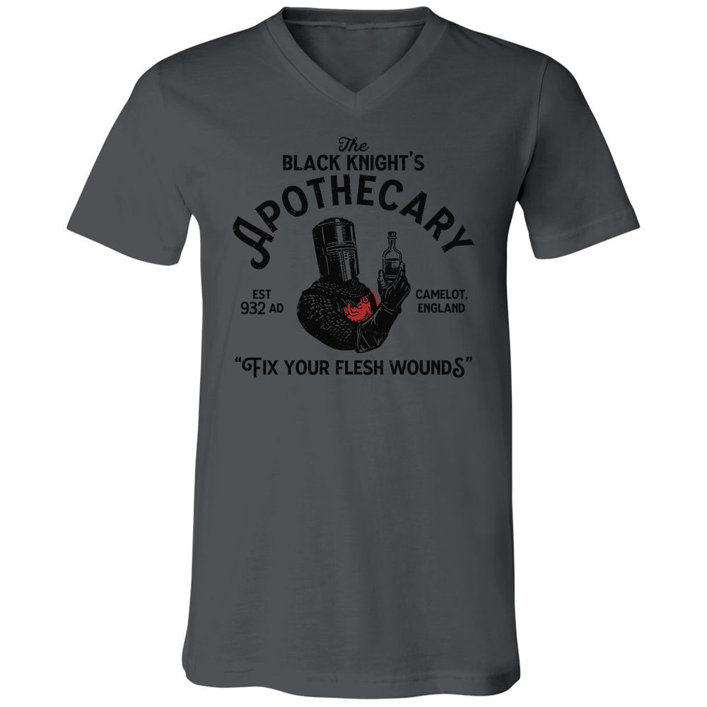 Unisex V-Neck T-Shirt - 2WSUWKB1 - Asphalt - 12