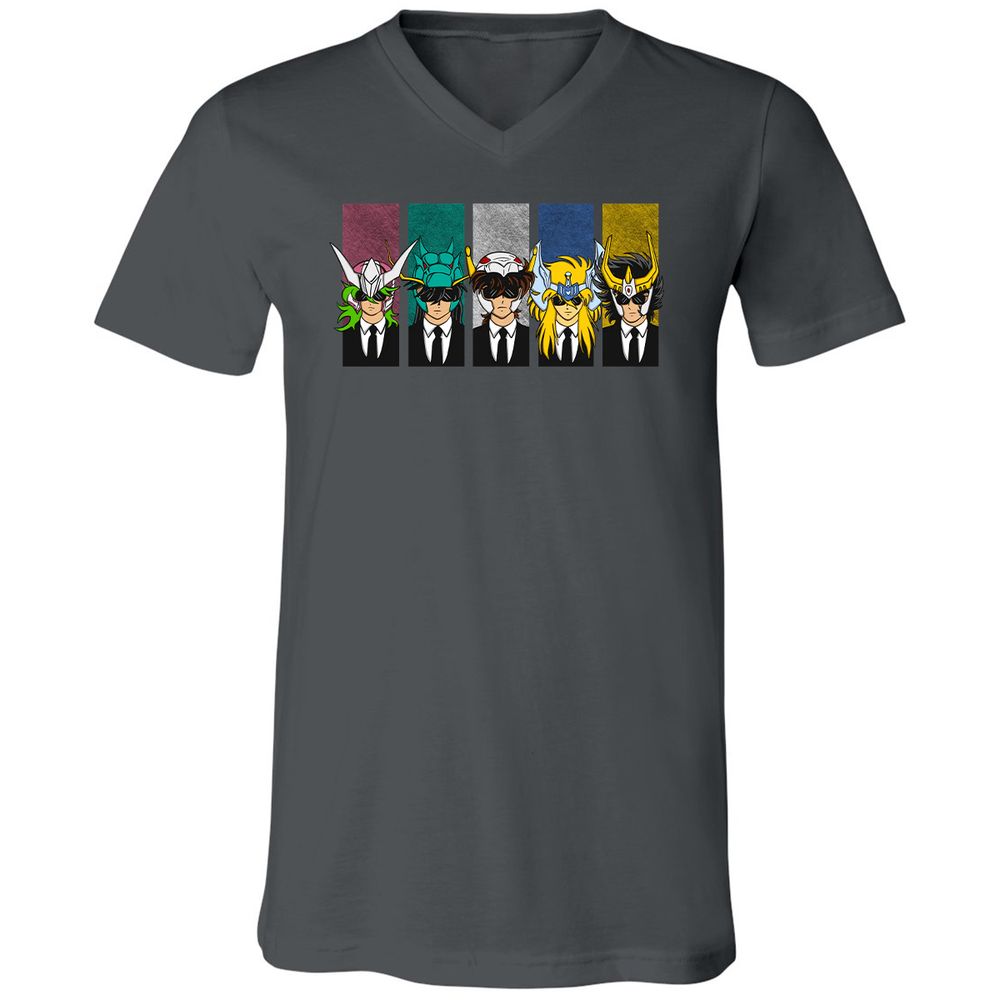 Unisex V-Neck T-Shirt - UG8762HX - Asphalt - 12
