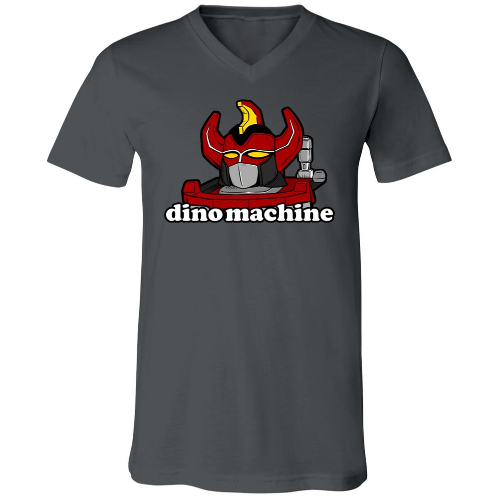 Unisex V-Neck T-Shirt - H9W7QDDN - Asphalt - 12