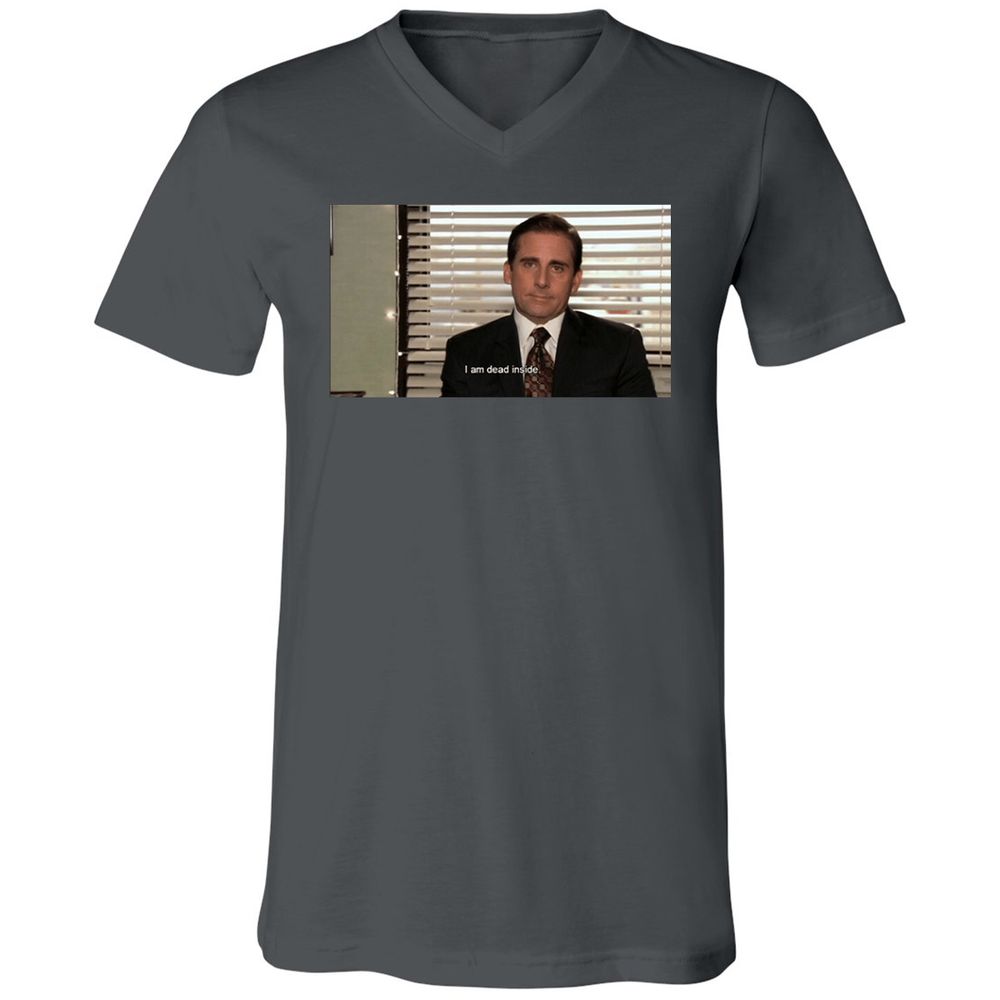 Unisex V-Neck T-Shirt - LGGE21SV - Asphalt - 12