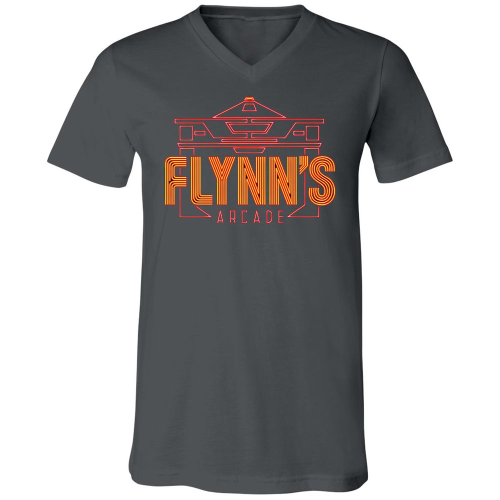 Unisex V-Neck T-Shirt - HP5KPPRW - Asphalt - 12
