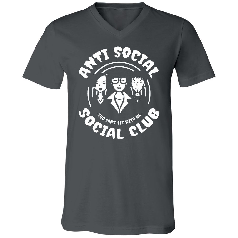 Unisex V-Neck T-Shirt - 915RESZK - Asphalt - 12