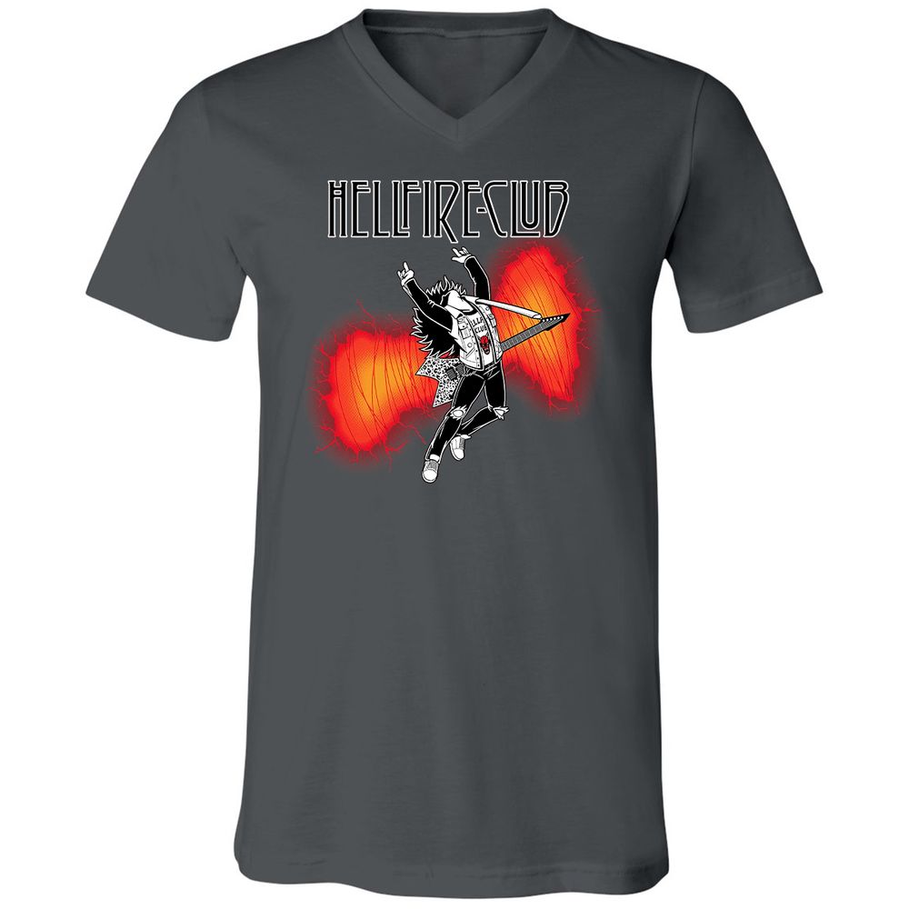 Unisex V-Neck T-Shirt - S2WP7BPH - Asphalt - 12