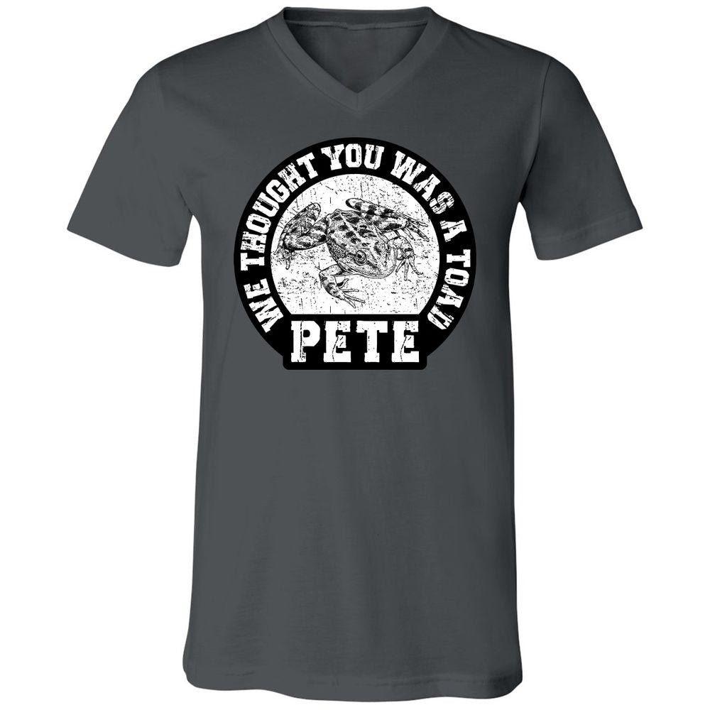 Unisex V-Neck T-Shirt - 8X51TJ2E - Asphalt - 12