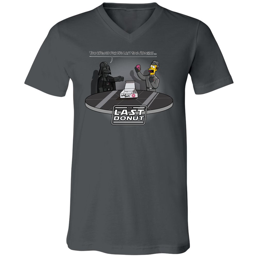 Unisex V-Neck T-Shirt - G281E1NA - Asphalt - 12