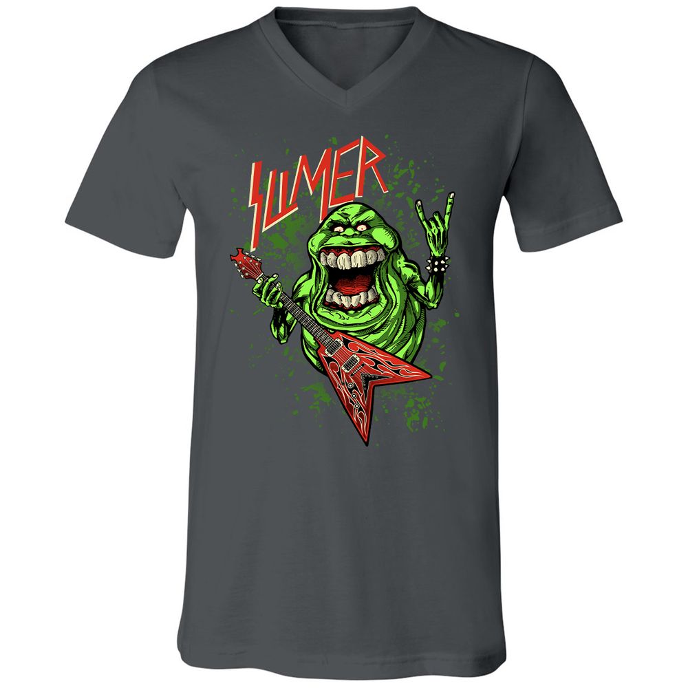 Unisex V-Neck T-Shirt - 2LWM6E55 - Asphalt - 12