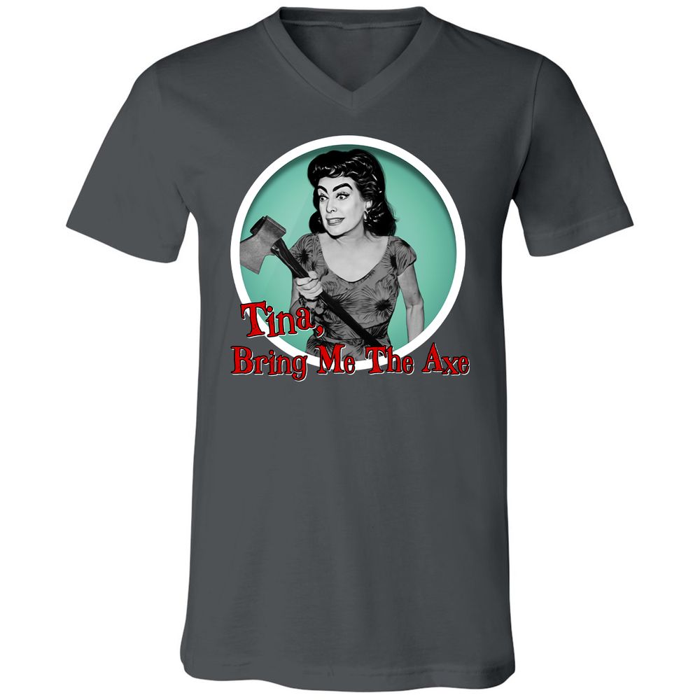 Unisex V-Neck T-Shirt - CN6A69MY - Asphalt - 12