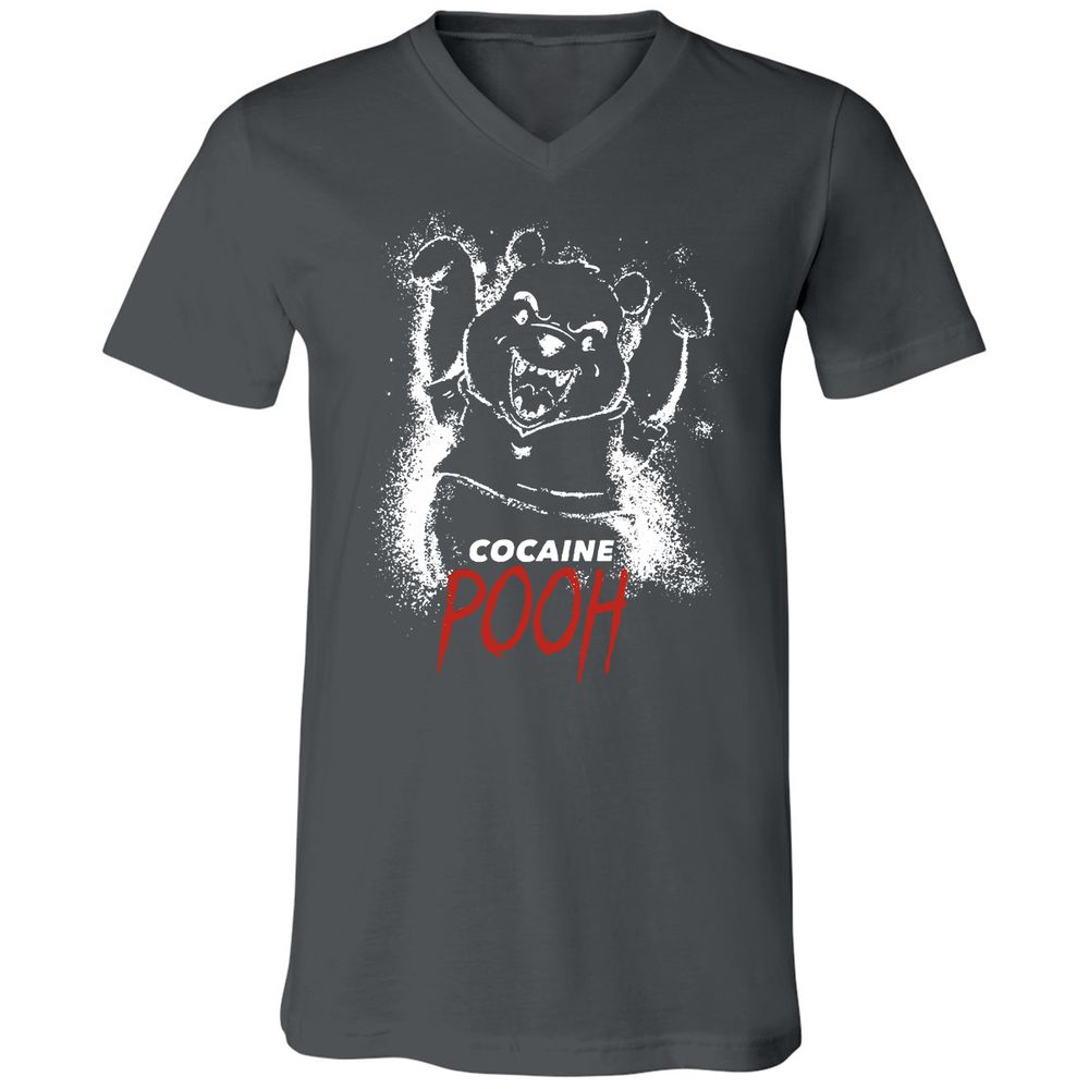 Unisex V-Neck T-Shirt - TD6LDJ6X - Asphalt - 12