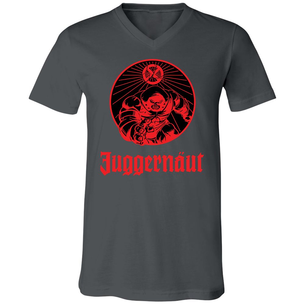 Unisex V-Neck T-Shirt - 73D56TAT - Asphalt - 12