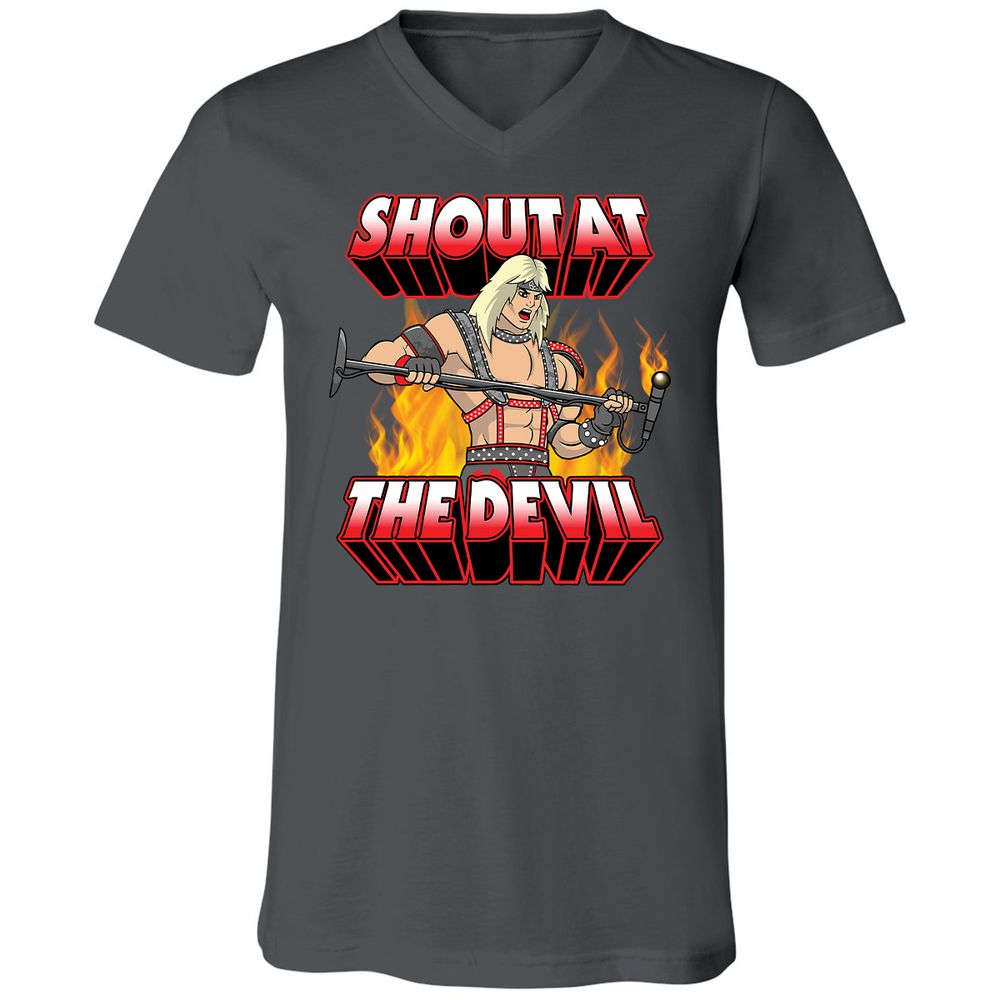 Unisex V-Neck T-Shirt - JLSVPAQG - Asphalt - 12