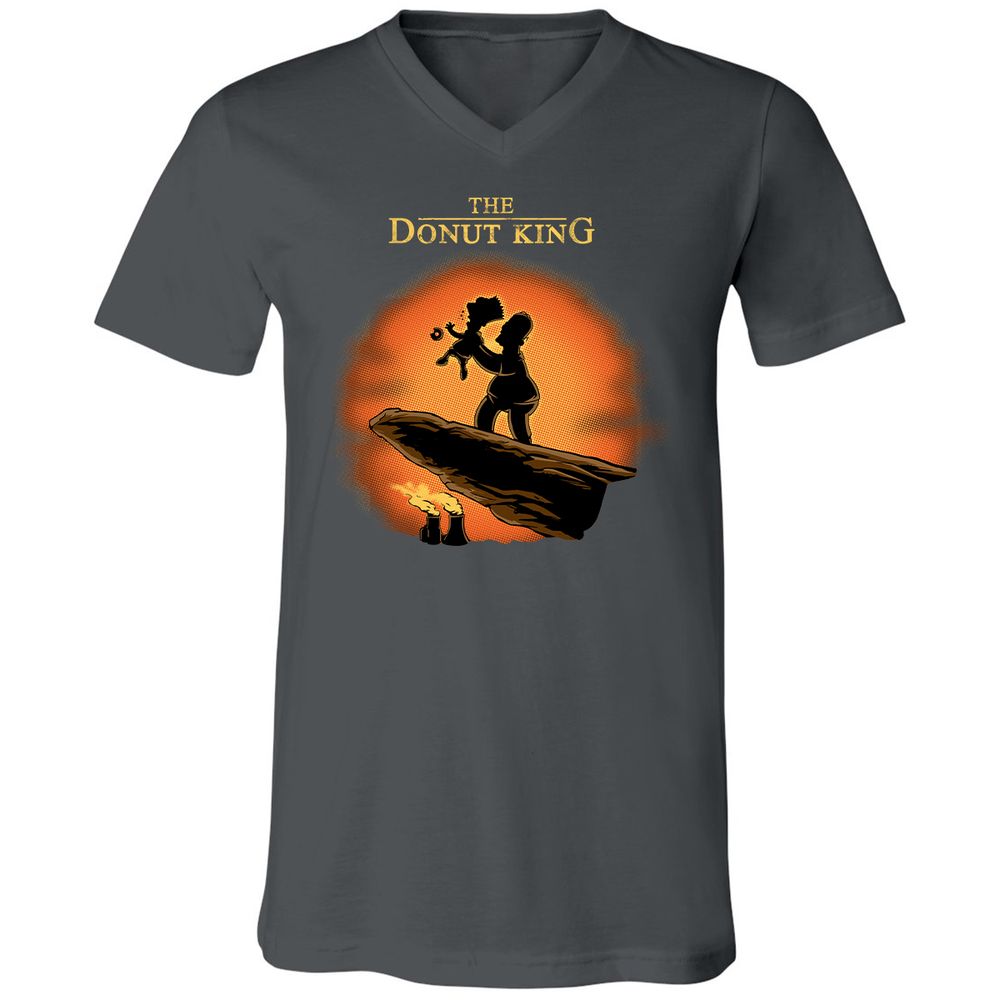 Unisex V-Neck T-Shirt - UKW2X34Z - Asphalt - 12
